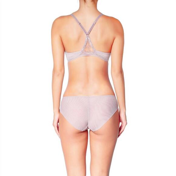 NEW HUIT cafe fleur shorty in taupe - Picture 2 of 4